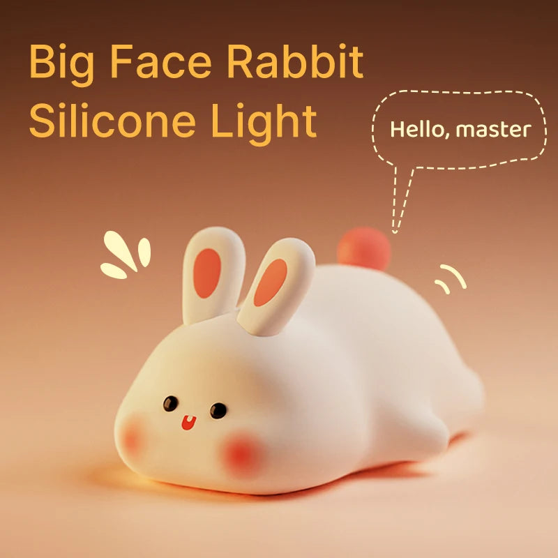 Big Face Rabbit Night Light
