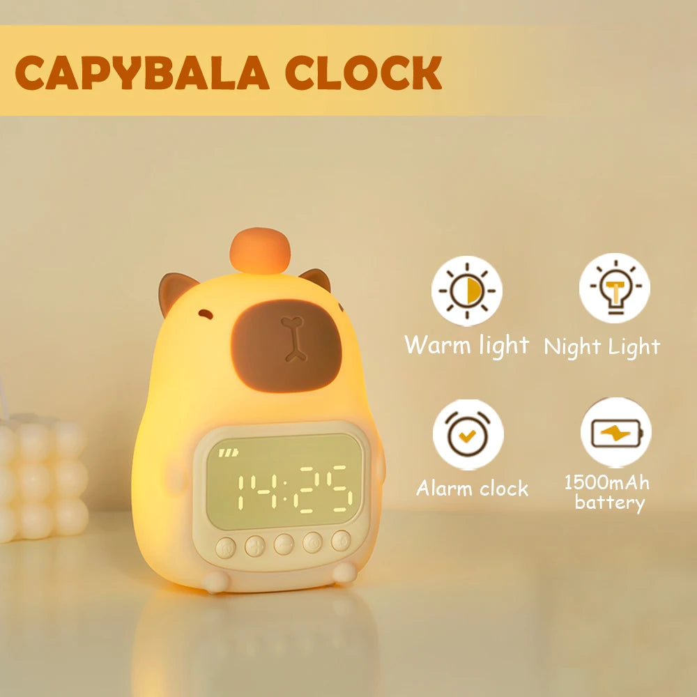 Cute Cartoon Capybara Night Light