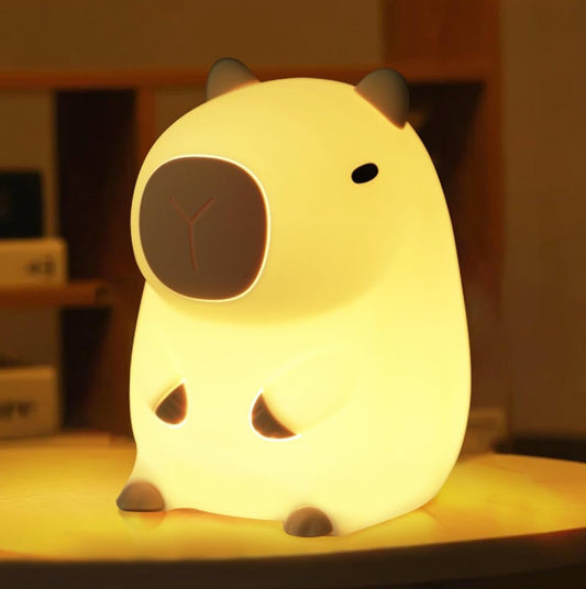 Cute Cartoon Capybara Night Light