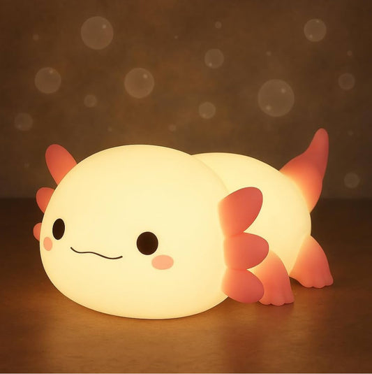 Cute Axolotl Night Light