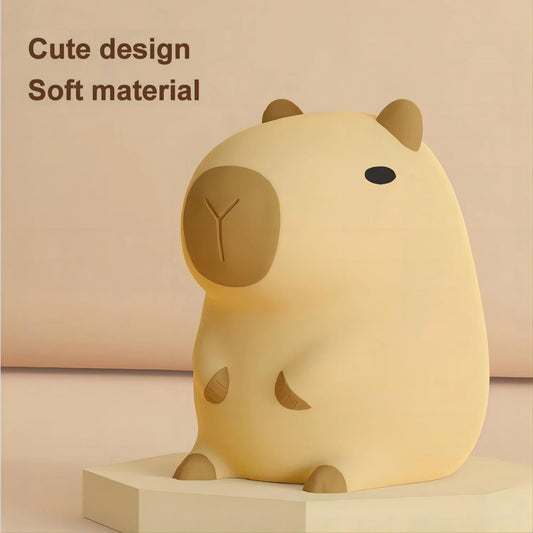 Cute Cartoon Capybara Night Light
